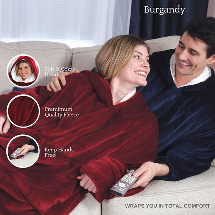 Ontel Huggle Hoodie Oversized Blanket Hoodie for Men & Women