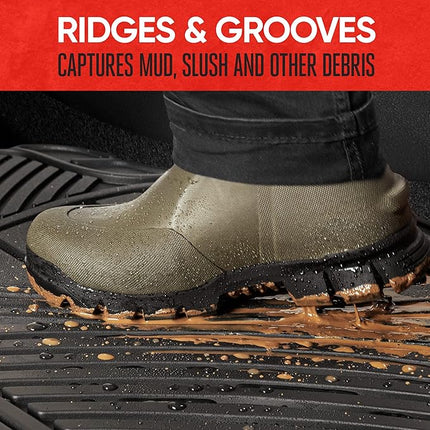 All Weather Rubber Car Floor Mats - 3 Piece Floor Mats