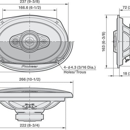 Pioneer Car Speaker