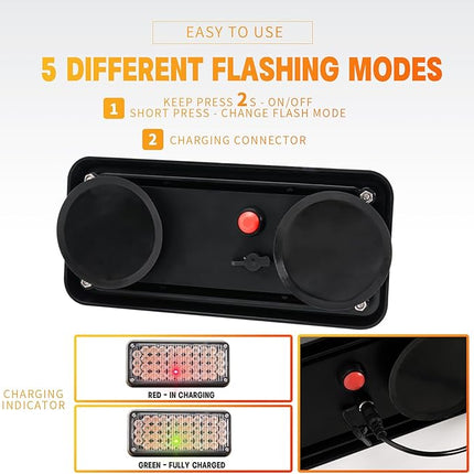 Car LED flash light