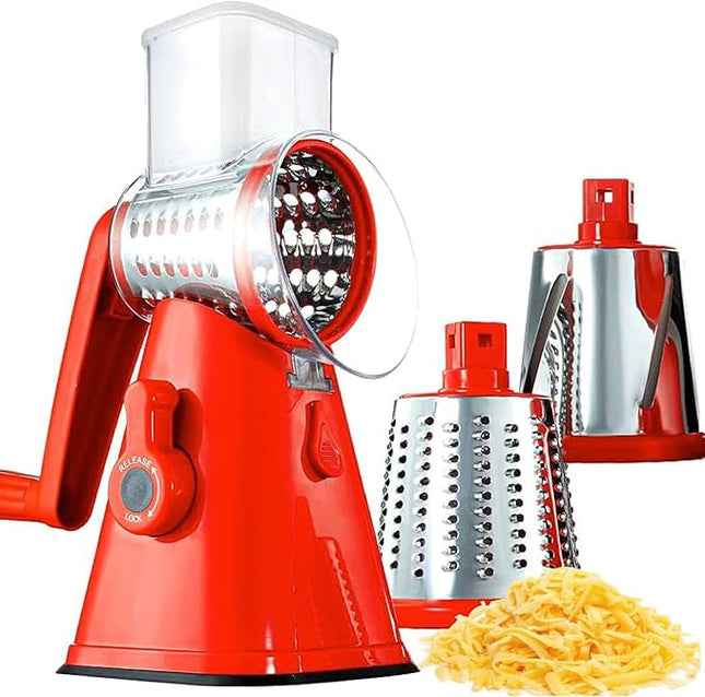 Rotary Cheese Grater with Handle
