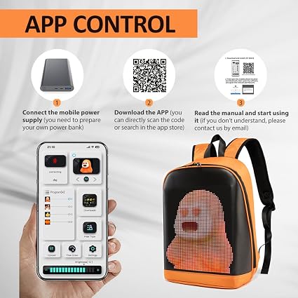 Customizable LED Backpack